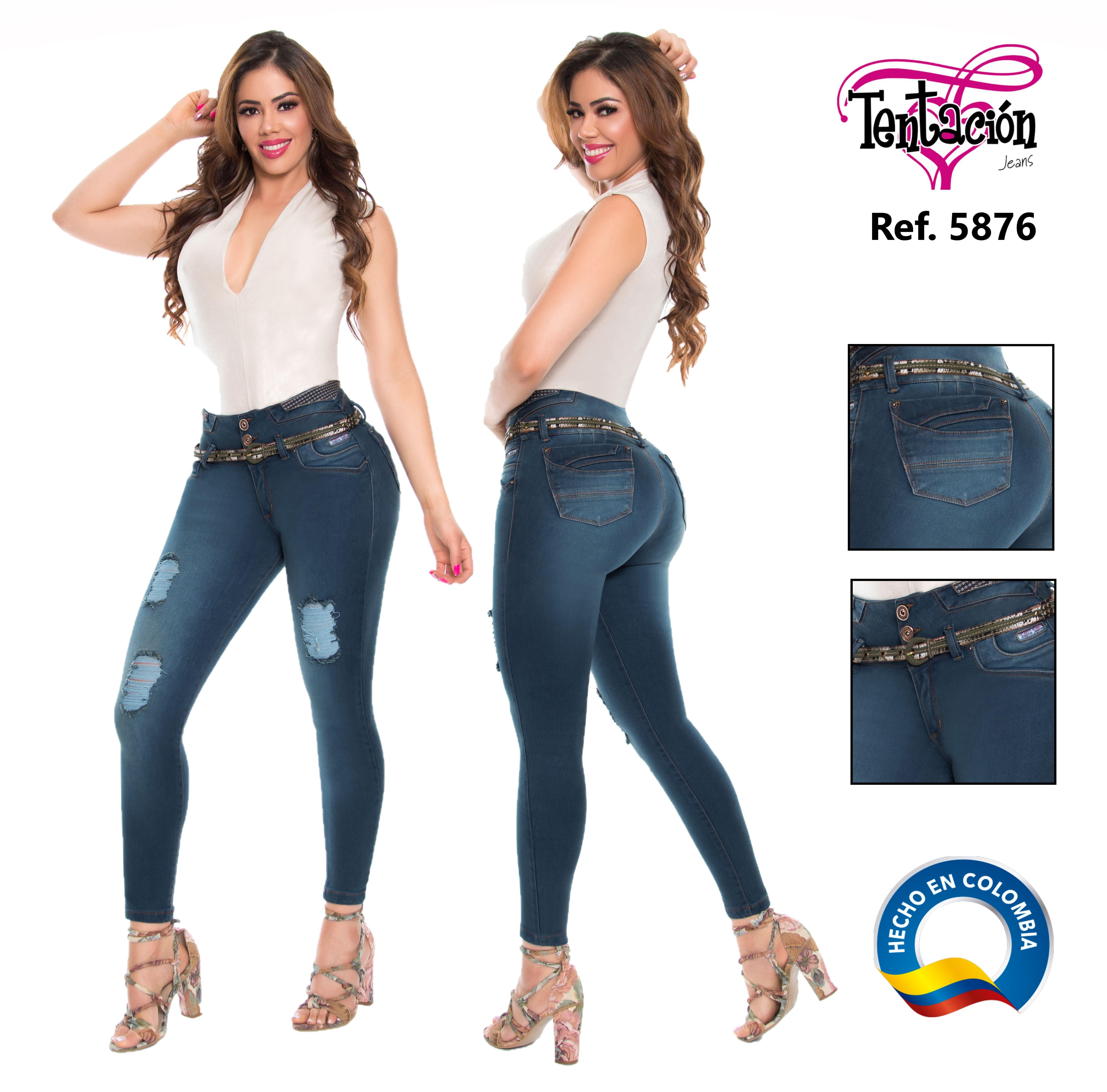 Vaquero jean colombiano push up de moda